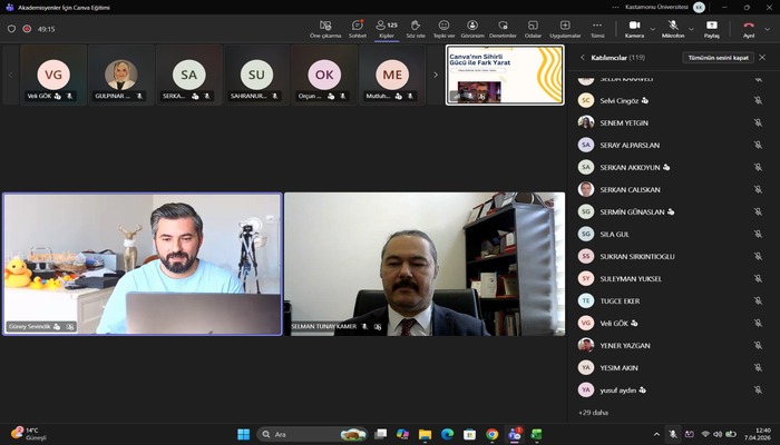 Akademisyenler İçin Canva Eğitimi Gerçekleştirildi